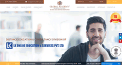Desktop Screenshot of globalacademy.org.in