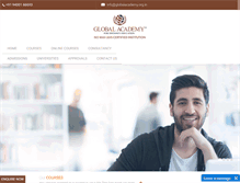 Tablet Screenshot of globalacademy.org.in