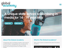 Tablet Screenshot of globalacademy.com